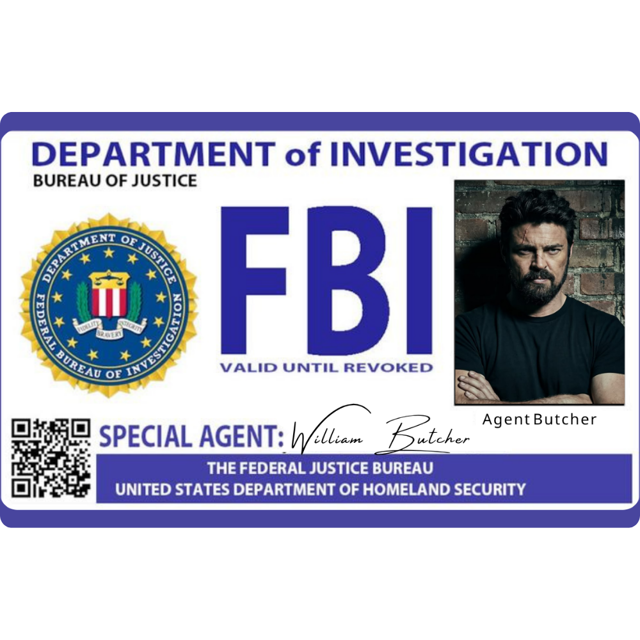 کارت FBI بیلی بوچر